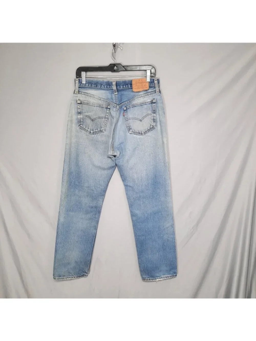 Vintage Levis Jeans Mens 34x30 (Fits 30x30) 501 Distressed Faded USA 80s 1985